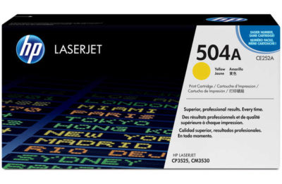 HP 504A Yellow Original LaserJet Toner Cartridge (CE252A)